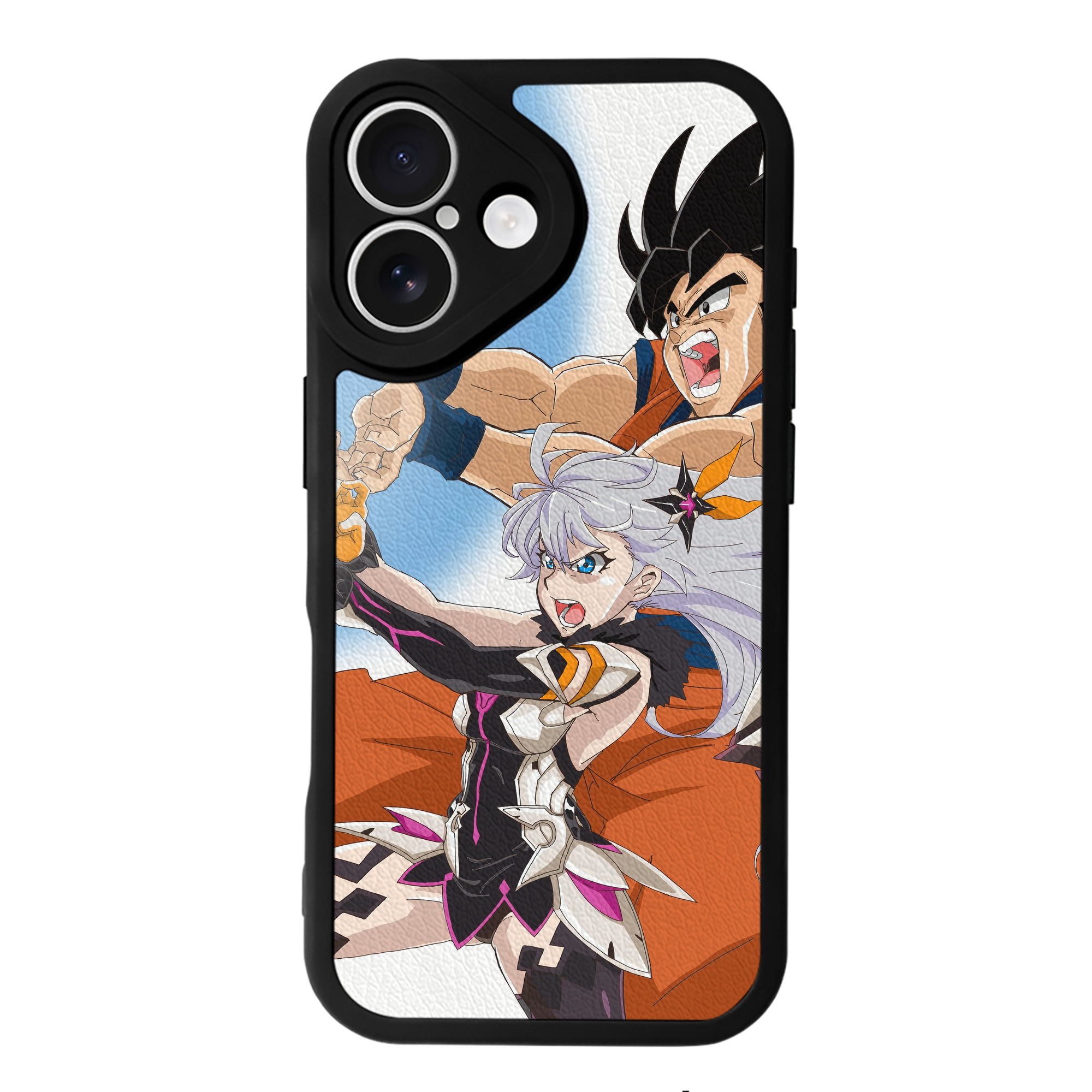 （画像用） ドラゴンボール DRAGON BALL 【iPhone 16シリーズ対応】シリコンスマホケース（レザー調） 材質：シリコン